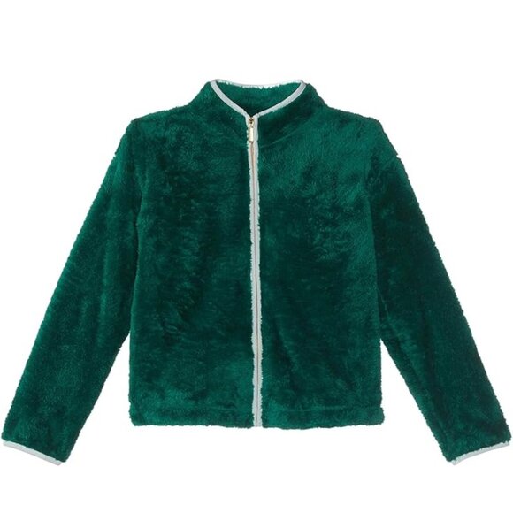 Lilly Pulitzer Kids Mini Joyce Evergreen Sherpa Jacket  NWT Various Sizes - Picture 4 of 6